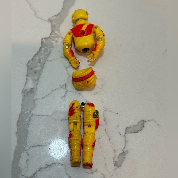 Vintage GI Joe 1984 Blowtorch V1 Complete Set of 2 Figures 11 accessories Hasbro - Picture 8 of 10
